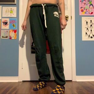 Roots Forest Green Sweats